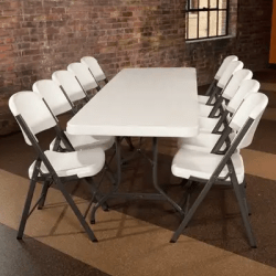 8FT Table & Chairs Package