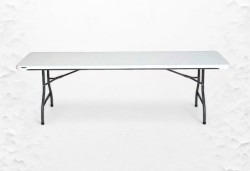 8ft White Table