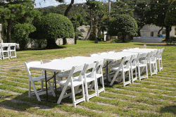 6ft White Table