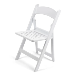 Slatted Resin Chair