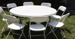 60Inch Round Table & Chairs Package